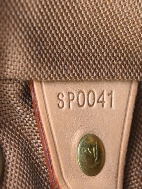 LOUIS VUITTON Montsouris MM Backpack Bag Monogram Leather Brown